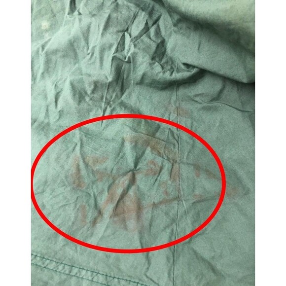 Free People Hannah Poplin Mini Dress Balloon Sleeve Ruffle Buttondown M 280083 - Picture 9 of 9